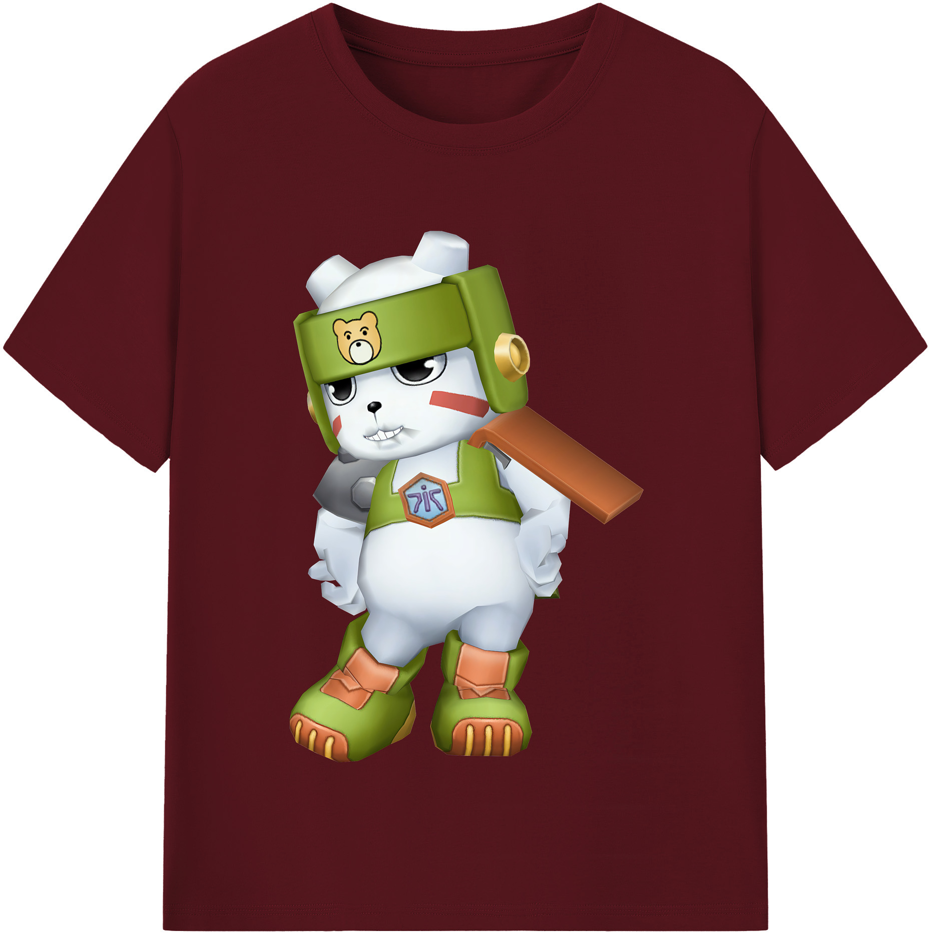 （画像用） Digimon デジタルモンスター/デジモン 綿100％半袖Tシャツ（フロントプリント）